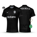 Camisola Sporting Away Preta 2025/26