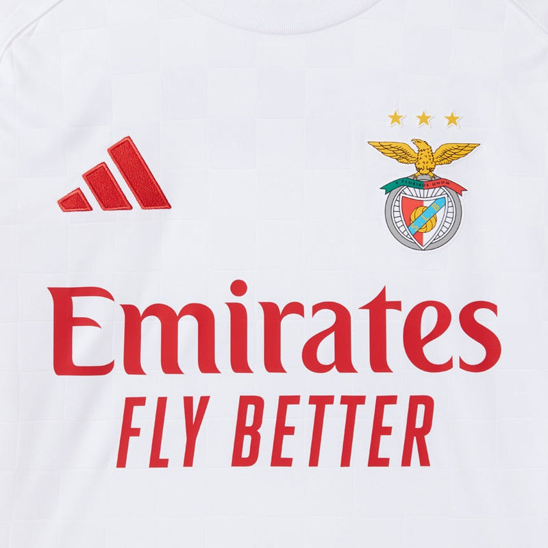 Camisola Benfica Alternativa Branca 2025/26
