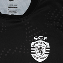 Conjunto Infantil Sporting Away Preta 2025/26